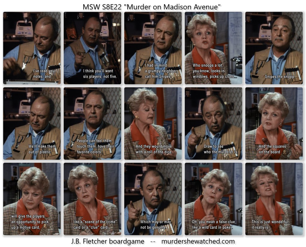 Screen captures summarizing the conversation between Jessica and Greenstreet regarding the game play.