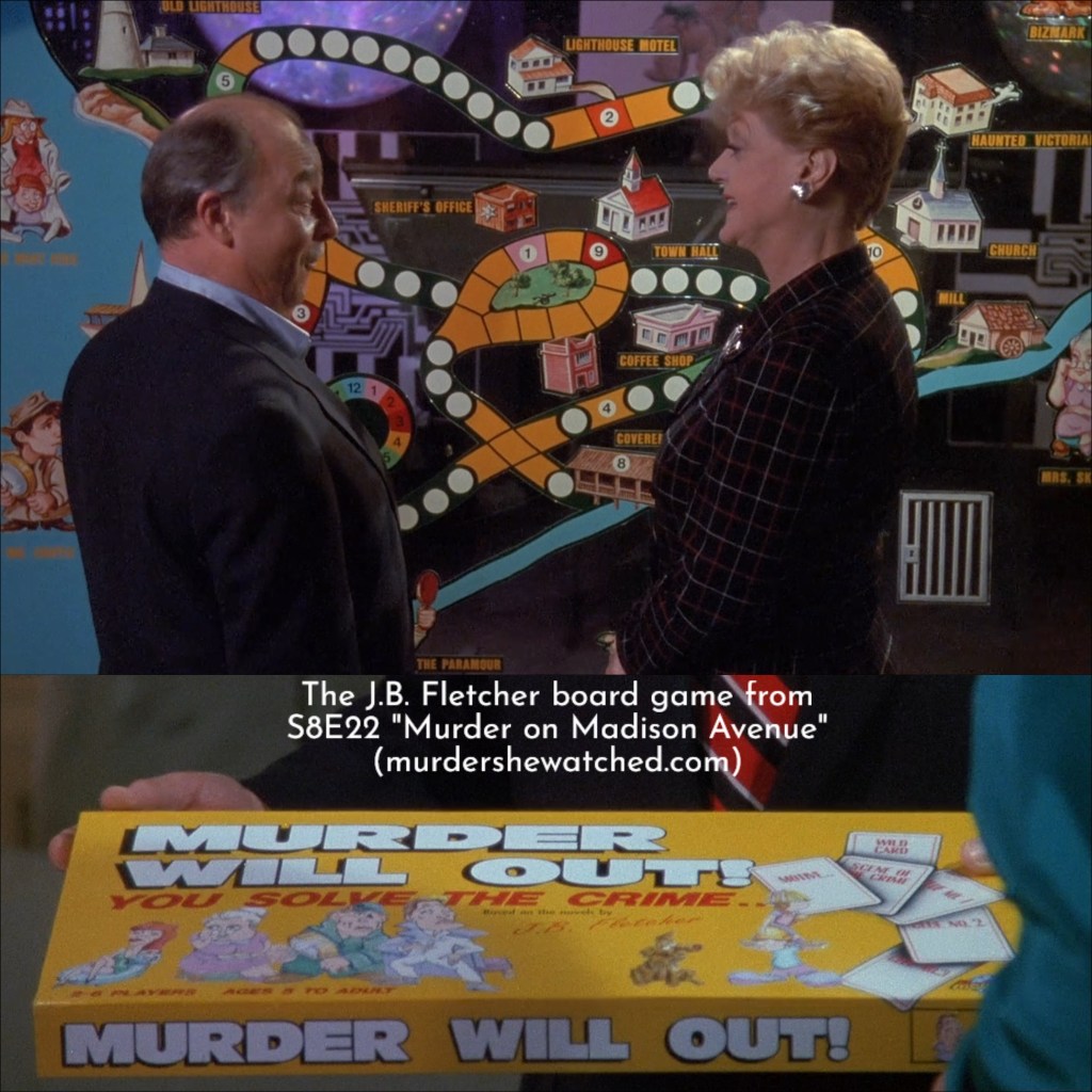 Screenshots featuring the "Murder Will Out!" game board and box.